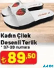 JUNO KADIN ÇİLEK DESENLİ TERLİK